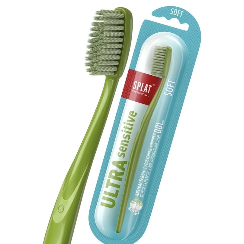 SPLAT Ultra Sensitive Green зубная щетка мягкая 1 шт